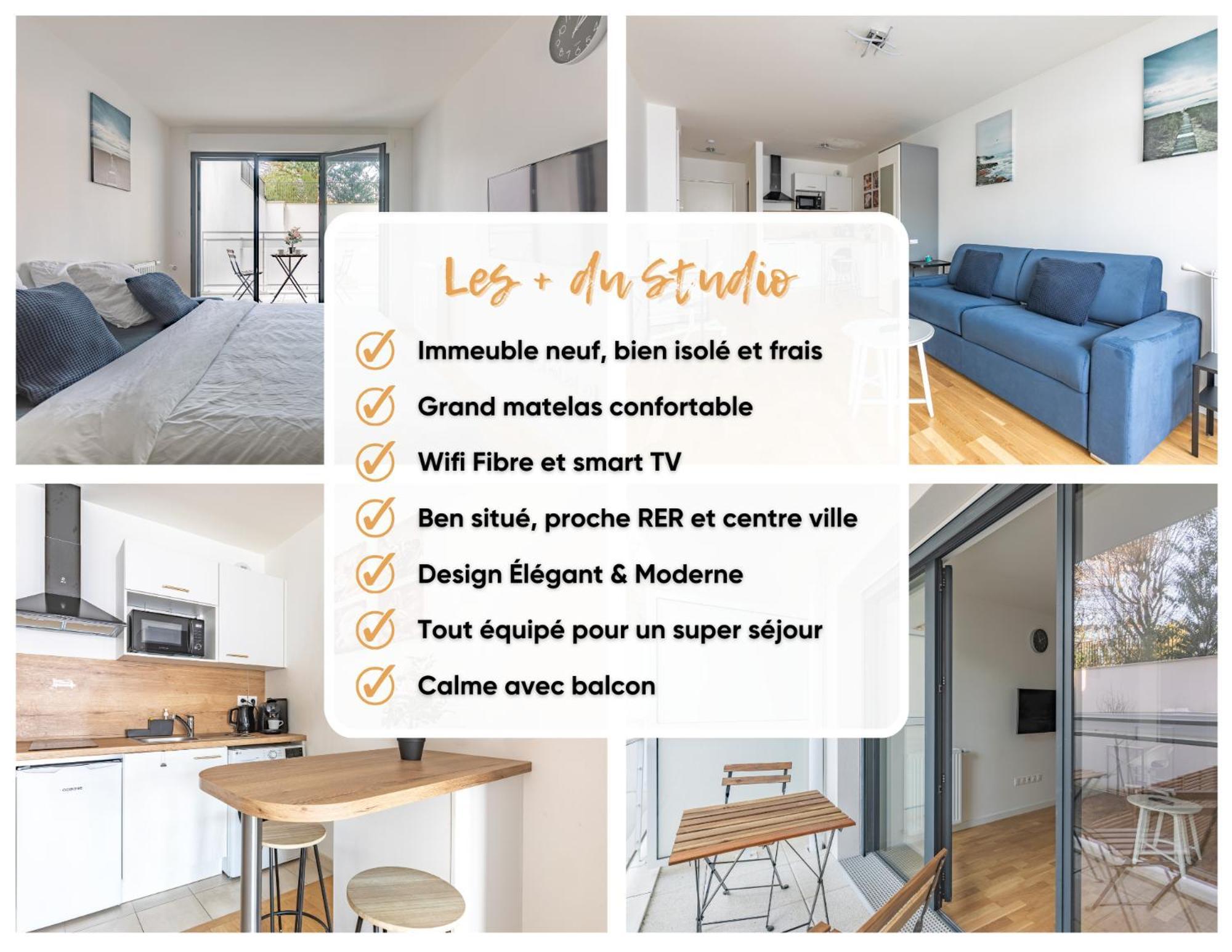 Studio Neuf Proche Parc De Sceaux / Rer Екстериор снимка